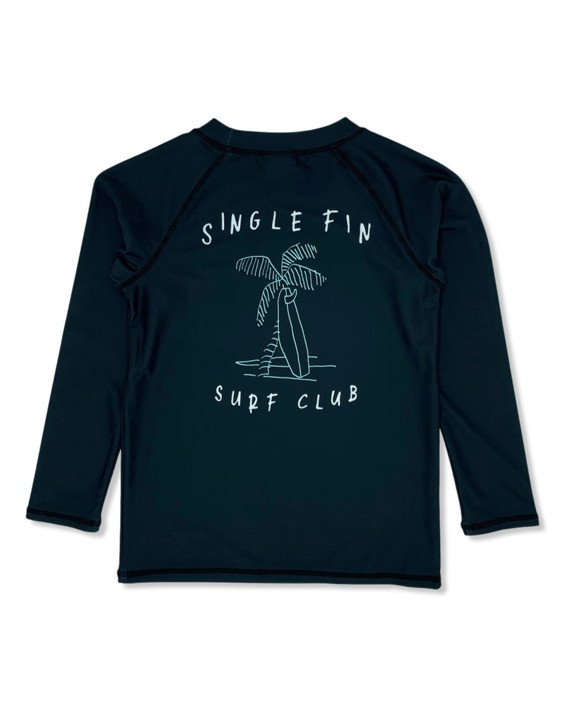 Single Fin L/S Rash Top