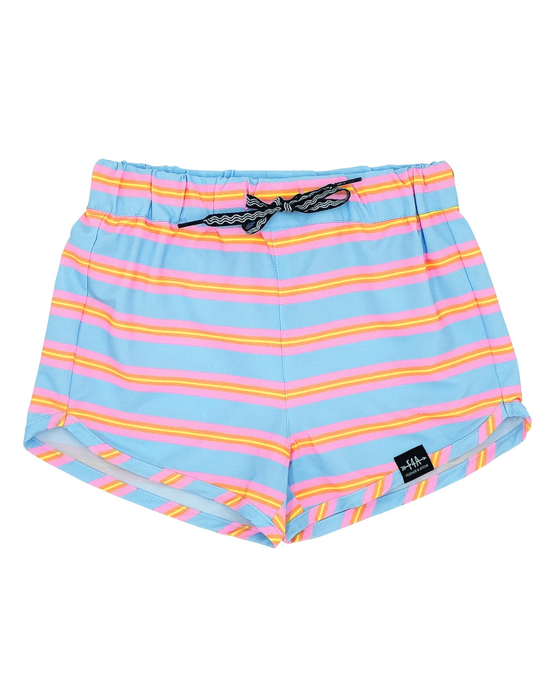 Horizontal Stripe Surf Short